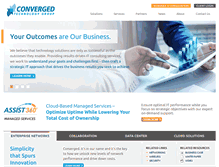 Tablet Screenshot of convergedtechgroup.com
